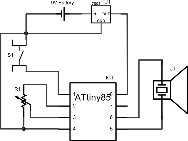 Chiptune Player Schematic